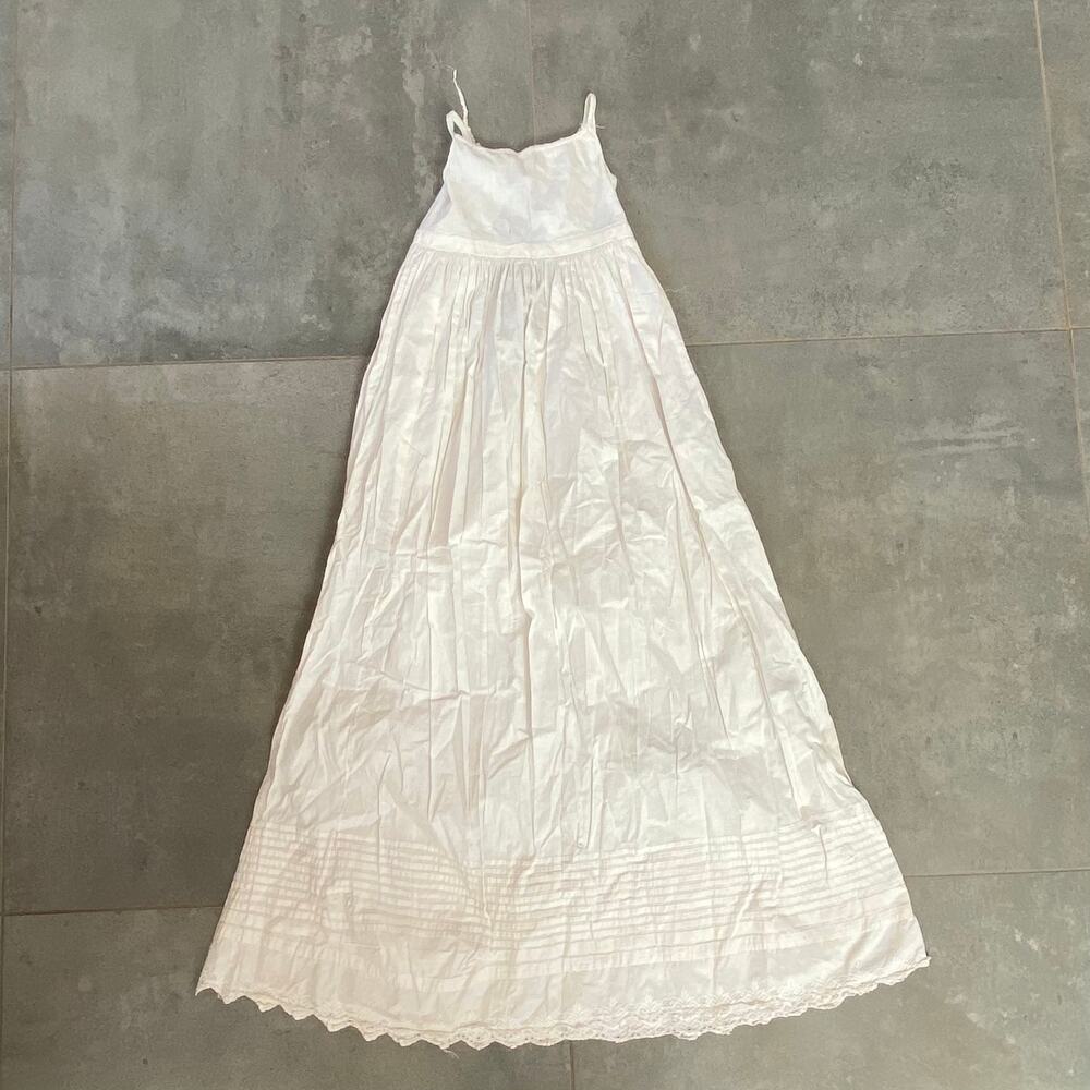 Antique Ivory Infant‎ Christening Dress Not Perfect